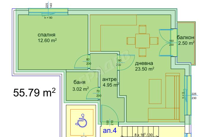 Ново строителство – Двустаен апартамент в района на м-ст Пчелина / Възраждане 3 - Агенция за недвижими имоти Варна - Екипът