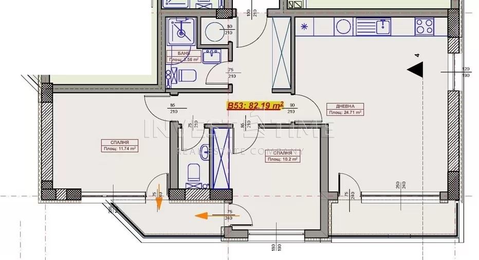 Тристаен апартамент в новоизграждаща се сграда в кв. Възраждане, до парка - Агенция за недвижими имоти Варна - Екипът, имот 1