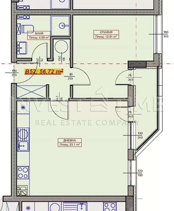 Двустаен апартамент в нова сграда, пред АКТ14 - Агенция за недвижими имоти Варна - Екипът, имот 1