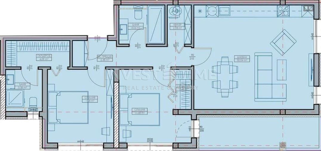 Тристаен апартамент за продажба в нова модерна сграда - Агенция за недвижими имоти Варна - Екипът