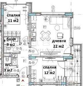 Тристаен апартамент в НОВ ПРОЕКТ в кв. Виница - Агенция за недвижими имоти Варна - Екипът, имот 2