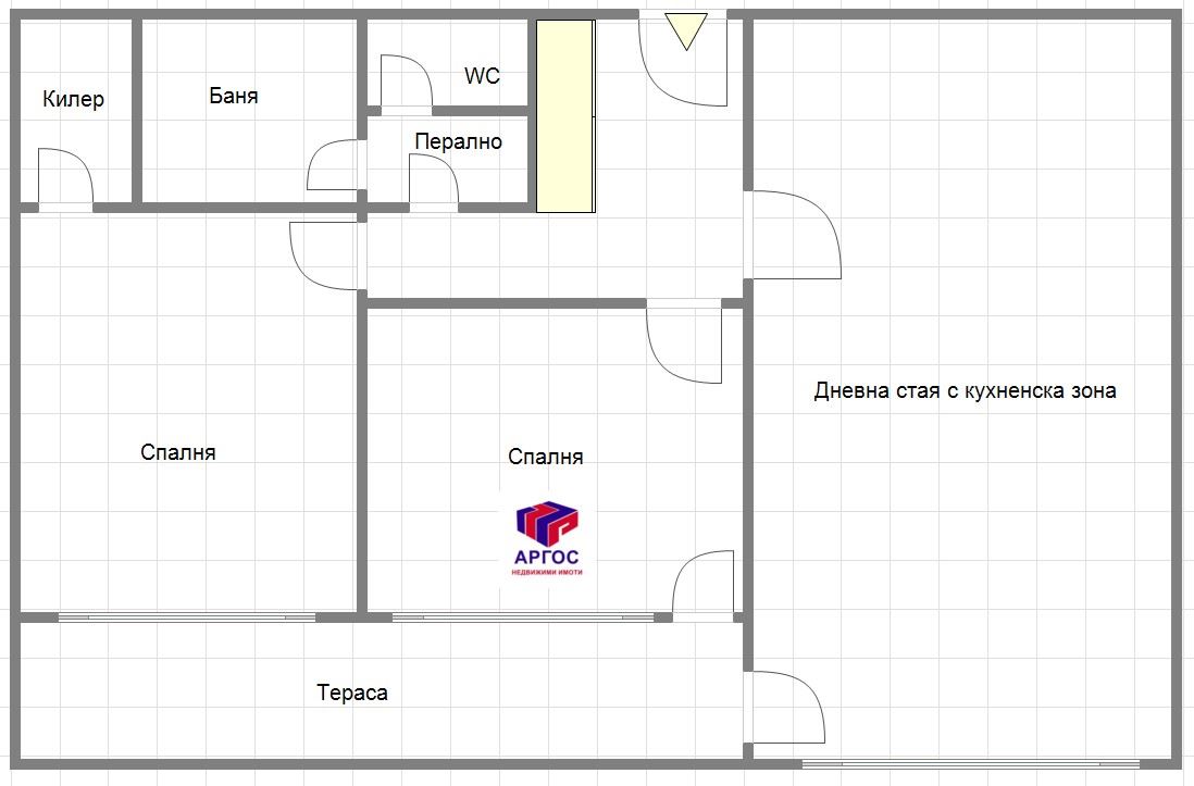 Продава Тристаен апартамент – ЛК Тракия, ул. Струга - Агенция за недвижими имоти Варна - Екипът, имот 3